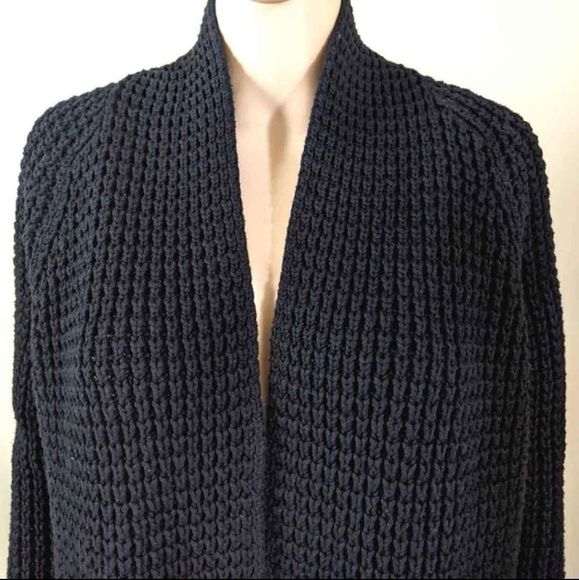 Gap rib knit black cardigan sweater, women's xs - Picture 2 of 6
